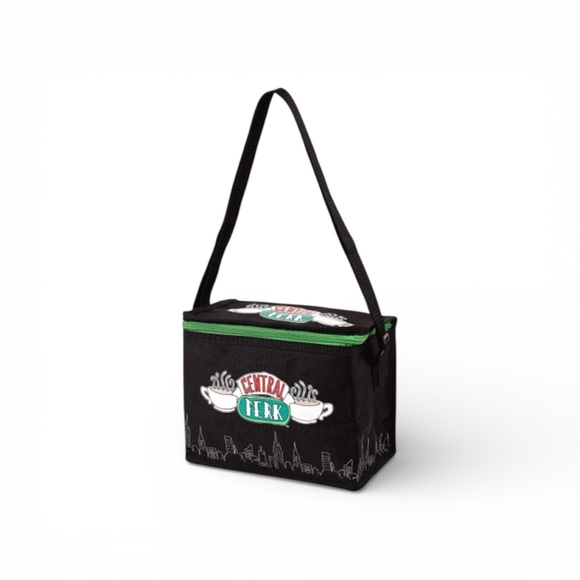 FRIENDS Handbags - Friends Central Perk Insulated Lunch Bag Black Official TV Show Merch Lunch Box